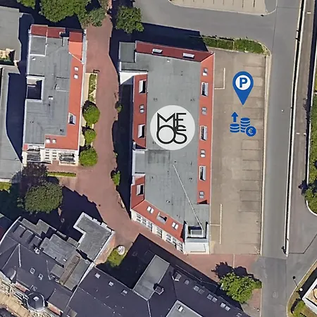Meos 2 -zentrum-parkplatz-hofblick-gym-netflix * ライプツィヒ