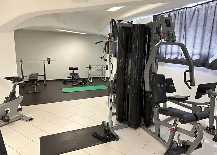 Meos 2 -zentrum-parkplatz-hofblick-gym-netflix アパート ライプツィヒ